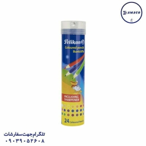 پلیکان - مداد رنگی 24 استوانه