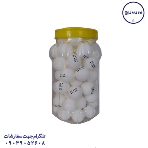 عکس اسباب بازی های عمومی توپ پینگ پنگ 5 ستاره دبه ای 60 عددی)(ب)