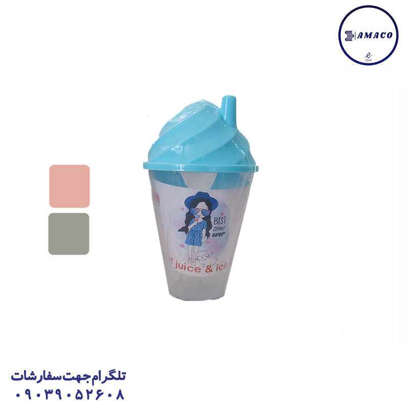 خرید لیوان نی دار طرح بستنی مهرسا عکس لوازم مهدکودک لیوان نی دار طرح بستنی مهرسا