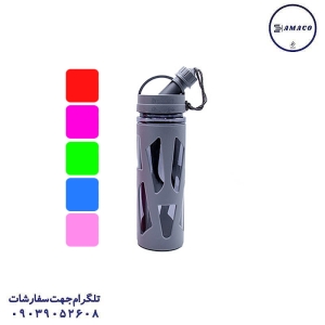 عکس لوازم مهدکودک قمقمه کاوردار نی دار مستطیل مهرسا