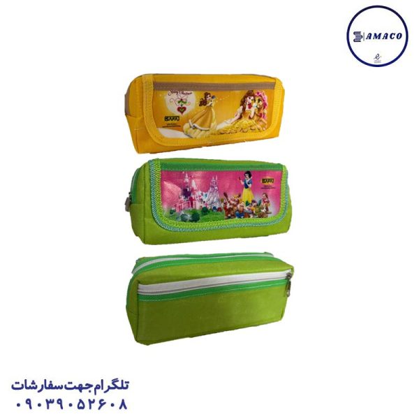 عکس جامدادی فانتزی جامدادی 2 زیپ فانتزی اطلس