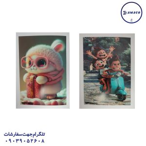 عکس دفتر منگنه ای دفتر 60 خطی/نقاشی وزیری معمولی