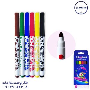 عکس نوشت افزار ماژیک نقاشی6   آبرنگی 92400 اسکول فنز