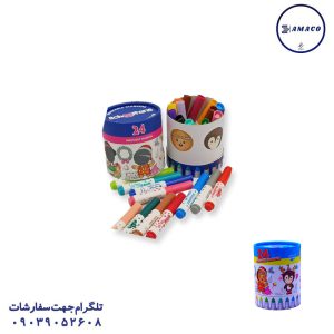 عکس نوشت افزار ماژیک 24 جامبو پازلی 92403 اسکول فنس