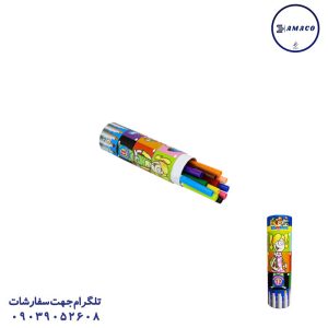 عکس ماژیک ماژیک 12 استوانه پازلی 92404 اسکول فنس