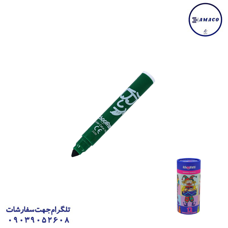 خرید ماژیک 12 استوانه جامبو پازلی 92412 اسکول فنس عکس نوشت افزار ماژیک 12 استوانه جامبو پازلی 92412 اسکول فنس