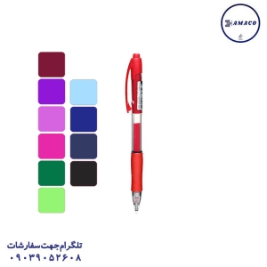 عکس نوشت افزار خودکار فشاری رنگی راسل