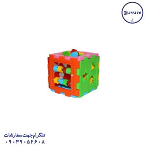 عکس اسباب بازی های عمومی مکعب هوش جعبه ای پاپارو