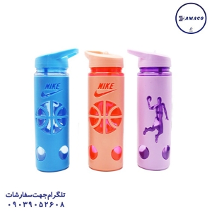 عکس لوازم مهدکودک قمقمه نی دار بسکتبالی مهرسا