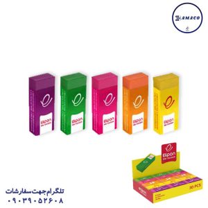 عکس پاک کن پاکن 20 عددی رنگی کلاسیک الیپون