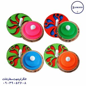 عکس اسباب بازی های عمومی فرفره چوبی