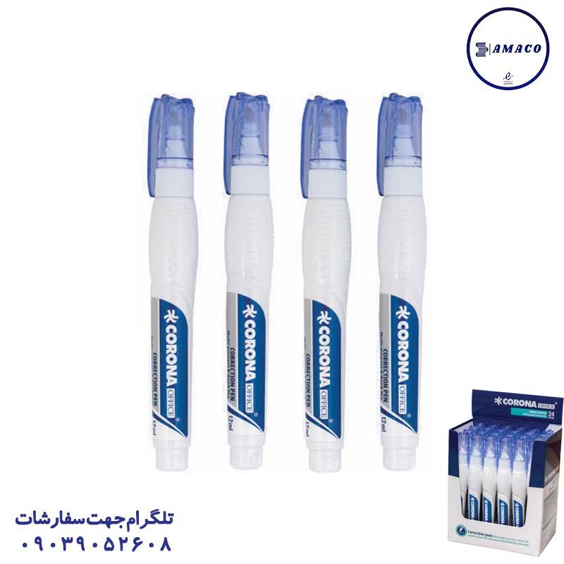 خرید لاک غلط گیر 12 میل 848 (864) کرونا عکس نوشت افزار لاک غلط گیر 12 میل 848 (864) کرونا