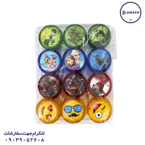 عکس اسباب بازی های عمومی یویو کریستالی ساده (ب)