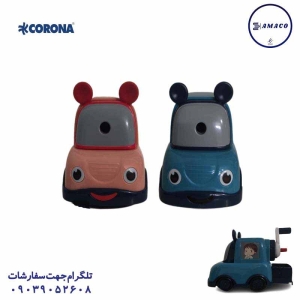 عکس نوشت افزار تراش رومیزی فانتزی 8653 کرونا