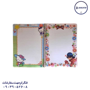 عکس انواع دفتر دفتر 50 خطی حاشیه دار فانتزی آیتوک