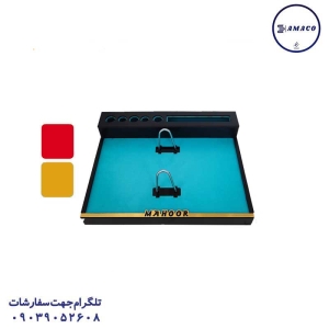 عکس نوشت افزار زیر تقویم و جاخودکاری MDF ماهور
