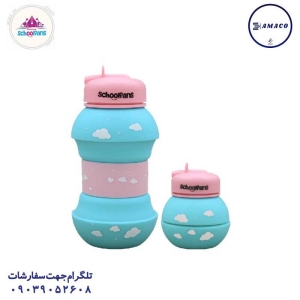 عکس ظرف غذا قمقمه لیوان قمقمه ابری 9315 اسکول فنس