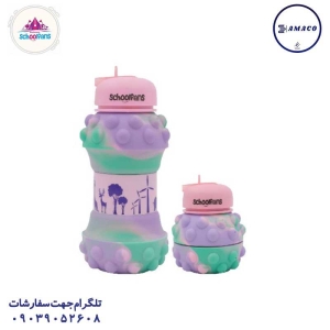 عکس ظرف غذا قمقمه لیوان قمقمه پاپیت 9328  اسکول فنس