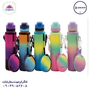 عکس ظرف غذا قمقمه لیوان قمقمه طلقی کاوردار 9351 اسکول فنس