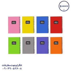 عکس دفترچه یادداشت 1.8 پنجره دار 100 برگ (48) موزی