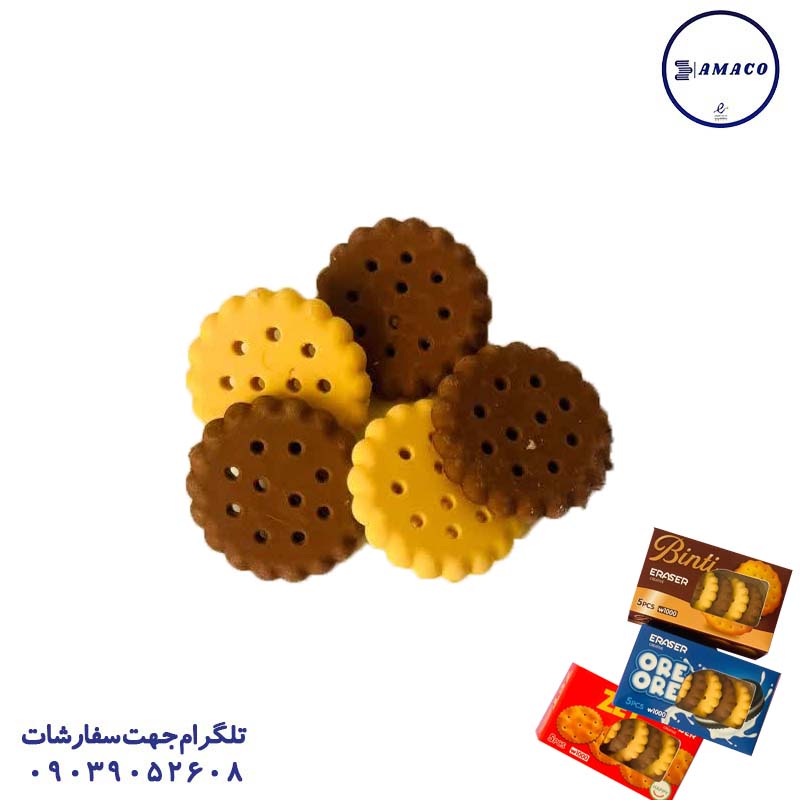 خرید پاکن فانتزی بیسکویت 6 عددی کد 9201 (ج) عکس پاک کن فانتزی پاکن فانتزی بیسکویت 6 عددی کد 9201 (ج)