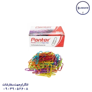 عکس ملزومات اداری کلیپس 33 میل رنگی TQ
