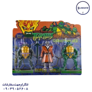 عکس اسباب بازی های پسرانه لاک پشت های نینجا 3 عددی (ب)