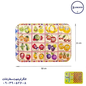 عکس بازی فکری پازل رحلی میوه ها