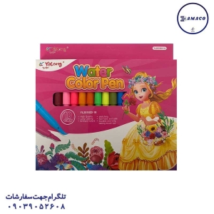 عکس نوشت افزار ماژیک 18 رنگ یالونگ