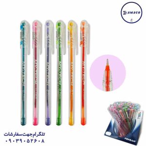 عکس نوشت افزار خودکار رنگی مای تچ 2240 (60) پنسان