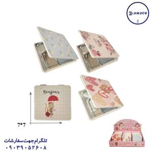 عکس تحریر فانتزی آینه تاشو مربع (12)