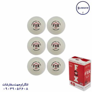 عکس اسباب بازی های عمومی توپ پینگ پنگ جعبه ای 6 عددی (ب)