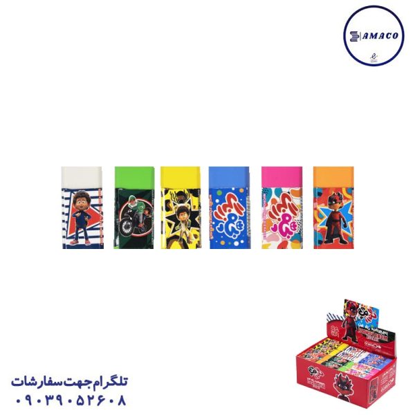 عکس نوشت افزار پاکن رنگی 48 عددی کنکو