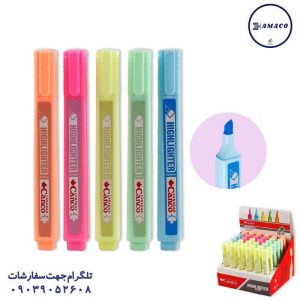 عکس نوشت افزار ماژیک فسفری پاستلی کنکو