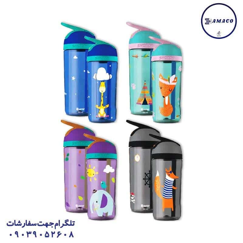 خرید قمقمه نی دار دیزنی 6537 شوتای عکس لوازم مهدکودک قمقمه نی دار دیزنی 6537 شوتای