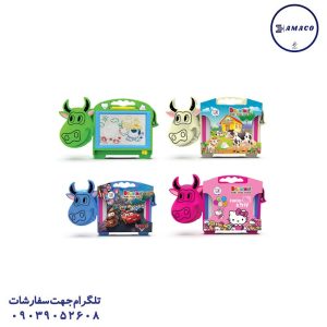 عکس لوازم مهدکودک تخته جادویی گاو رنگی  1 بردیا