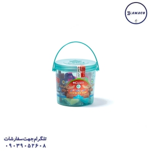 عکس لوازم مهدکودک خمیر بازی 6  رنگ سطلی کنکو