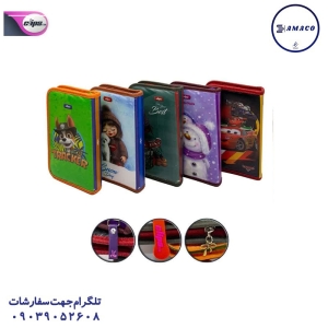 عکس سایر جامدادی کتابی بزرگ 8415 کلیپس