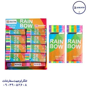 عکس نوشت افزار پاکن 5 رنگ بسته 30 عددی کد 2319 رینبو