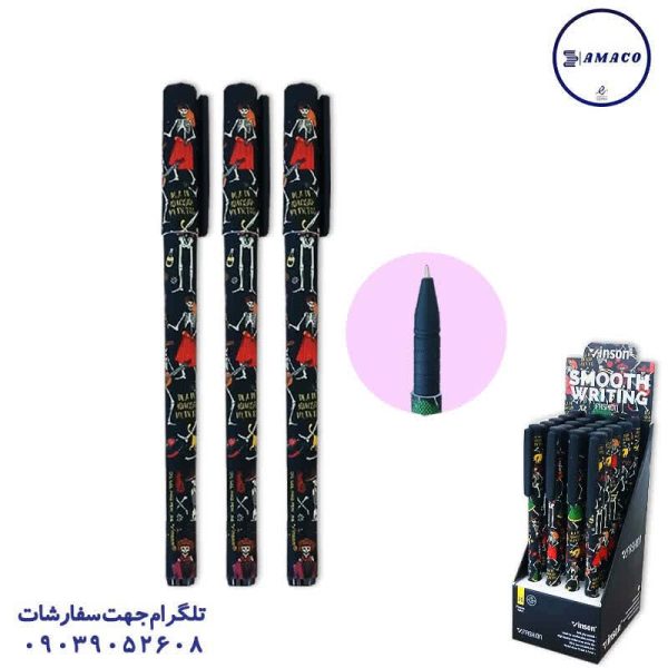 عکس نوشت افزار خودکار فشاری فشن (24 عددی) وینسون