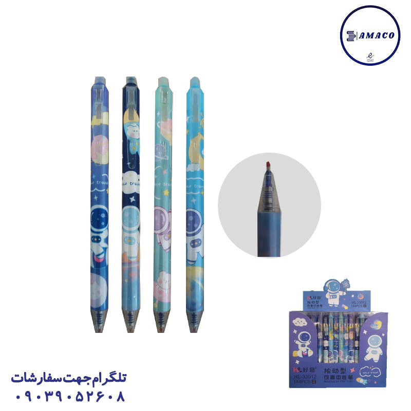 خرید 2281 خودکار فانتزی پاکن دار 12 عددی 2259 عکس خودکار 2281 خودکار فانتزی پاکن دار 12 عددی 2259