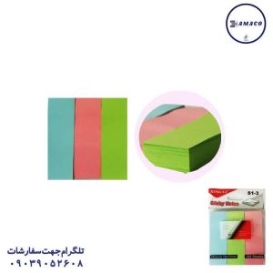 عکس نوشت افزار نوت نشانه گذار 3 ردیفه 76*76