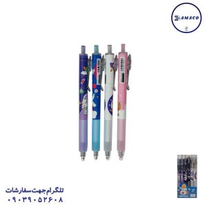 عکس نوشت افزار خودکار  فانتزی فشاری  گیره فلز