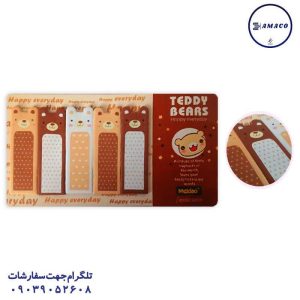 عکس کاغذ یادداشت چسب دار ( استیکر ) نوت نشانه گذار فانتزی 1013