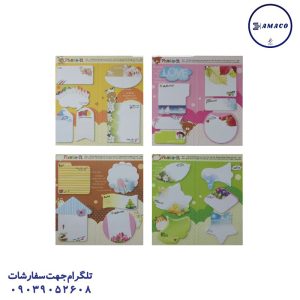 عکس کاغذ یادداشت چسب دار ( استیکر ) مجموعه نوت 1024