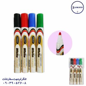 عکس نوشت افزار ماژیک وایت برد 4 عددی رنگ اصلی 7016 فنلوت