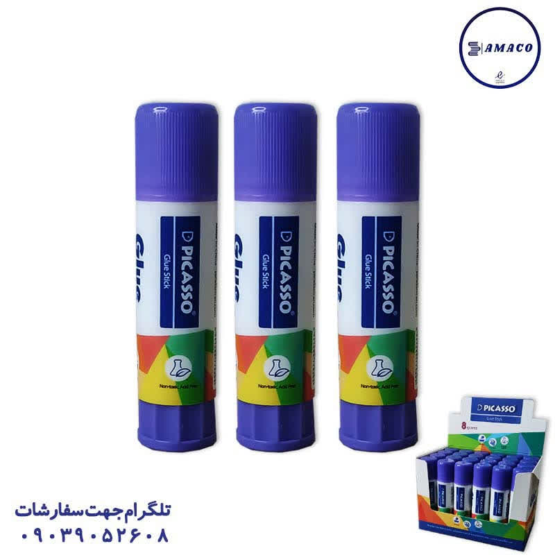 خرید چسب ماتیکی 8 گرم (24) پیکاسو عکس چسب ماتیکی چسب ماتیکی 8 گرم (24) پیکاسو