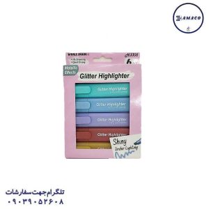 عکس نوشت افزار ماژیک فسفری  اکلیلی6 عددی 3305