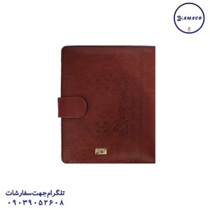 عکس دفتر کلاسوری کلاسور 100 ترمو قفل فلز مگنتی بدون کاغذ دات