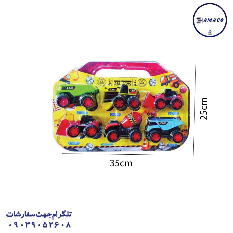 خرید ست راهسازی 6 عددی وکیومی (ب) آتا تویز عکس سایر ست راهسازی 6 عددی وکیومی (ب) آتا تویز